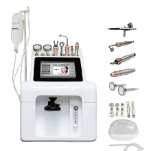 9 In 1 neue Multifunktionskristallmikrodermabrasion Hydra Aqua Peel Facial Sauerstoffmaschine